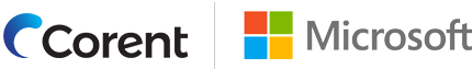 Corent & Microsoft Logo