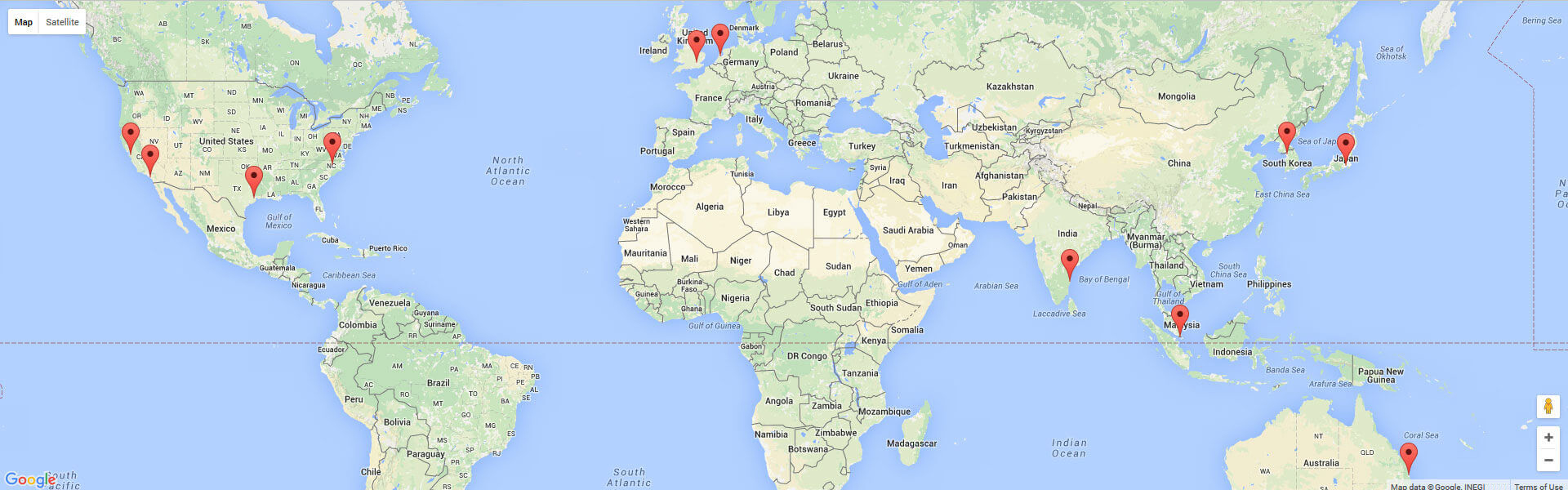 Corent Technology Inc,. Worldwide Locations